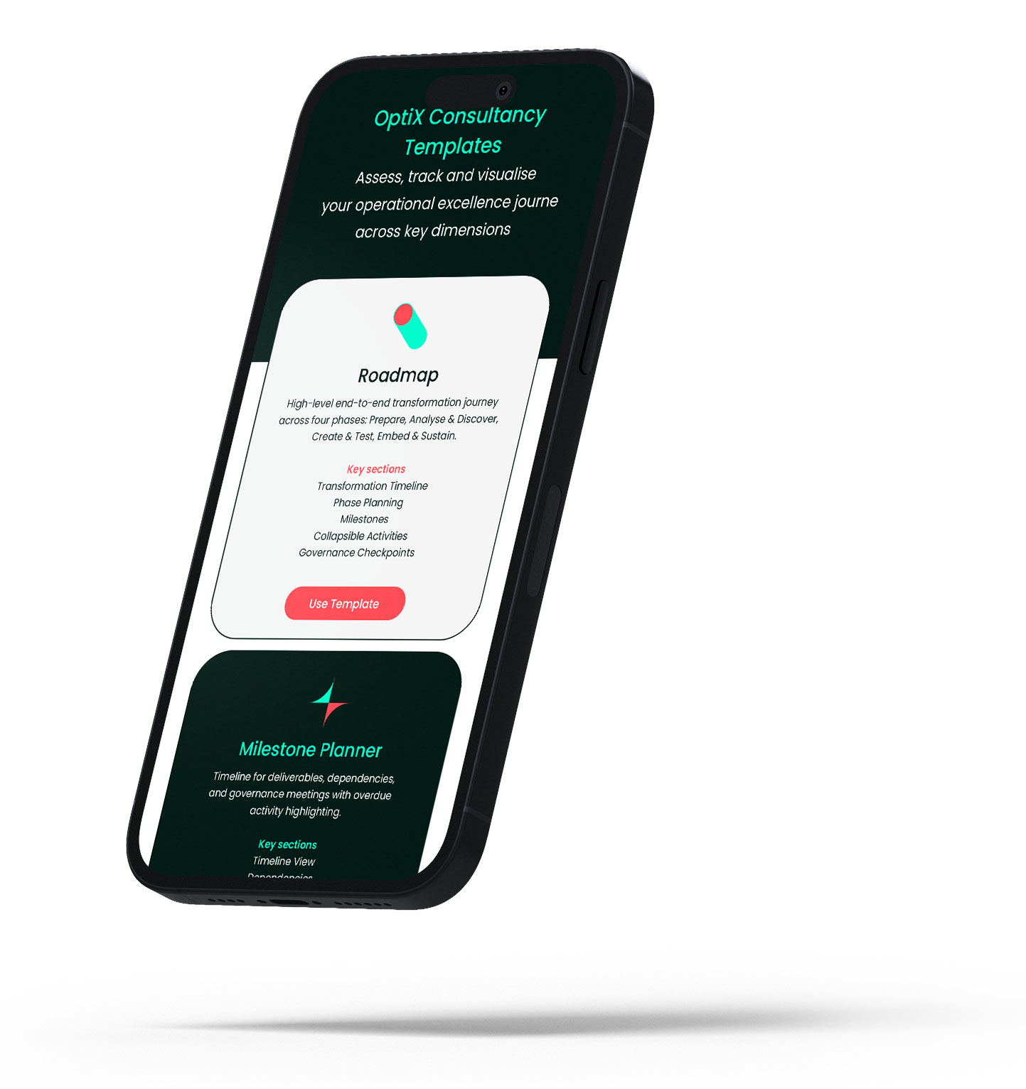 OpX mobile app preview