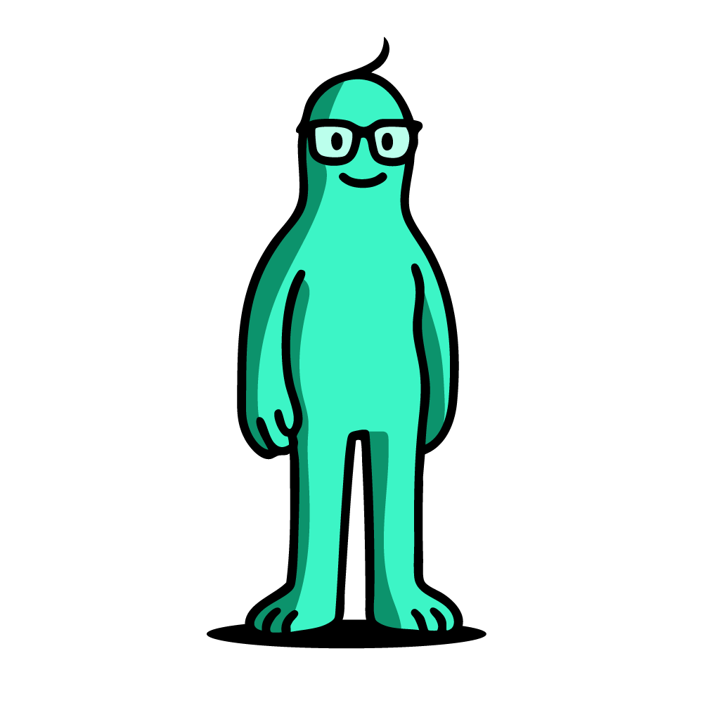 OpX coach mascot standing tall, ready to mentor others